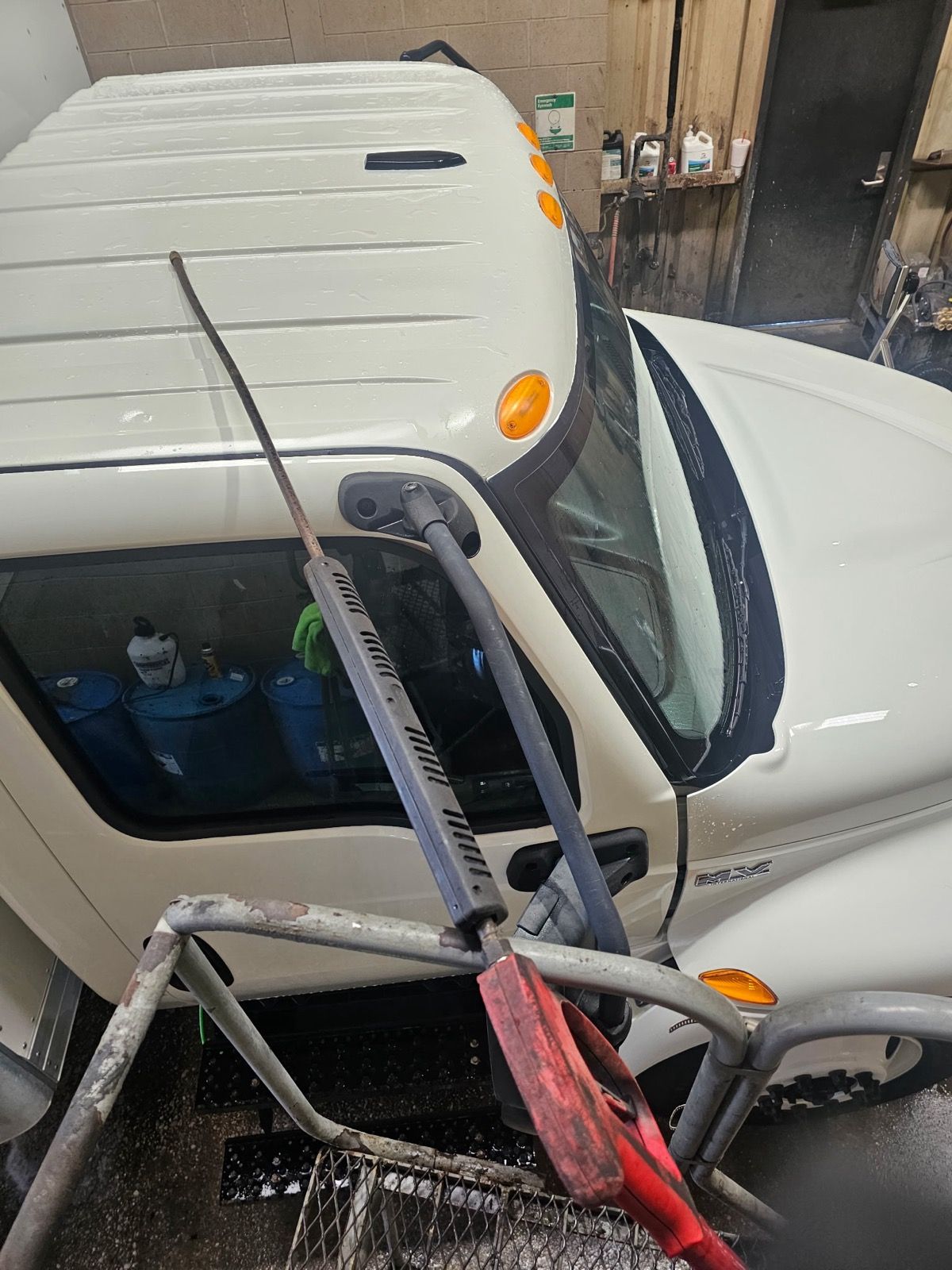 Motorhome side panel detail