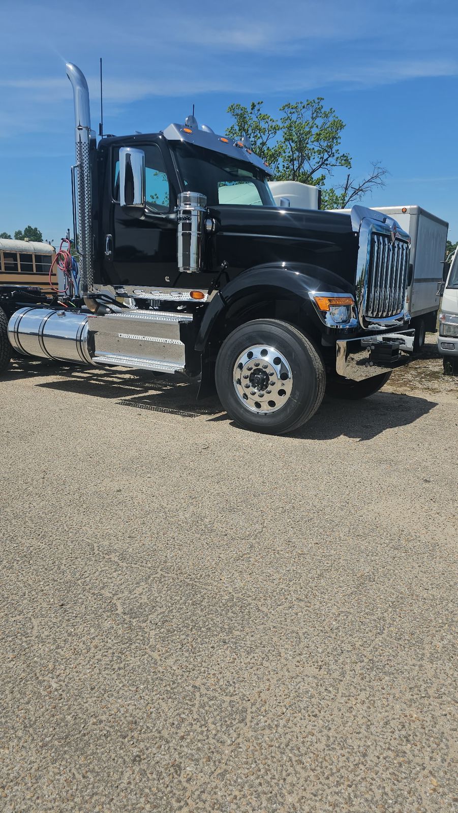 Semi truck cab detailed