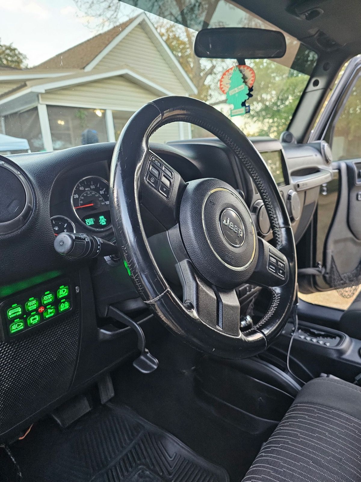 Jeep interior detailed clean