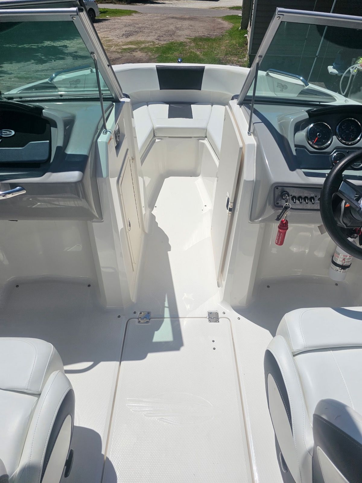 Boat interior cleaned