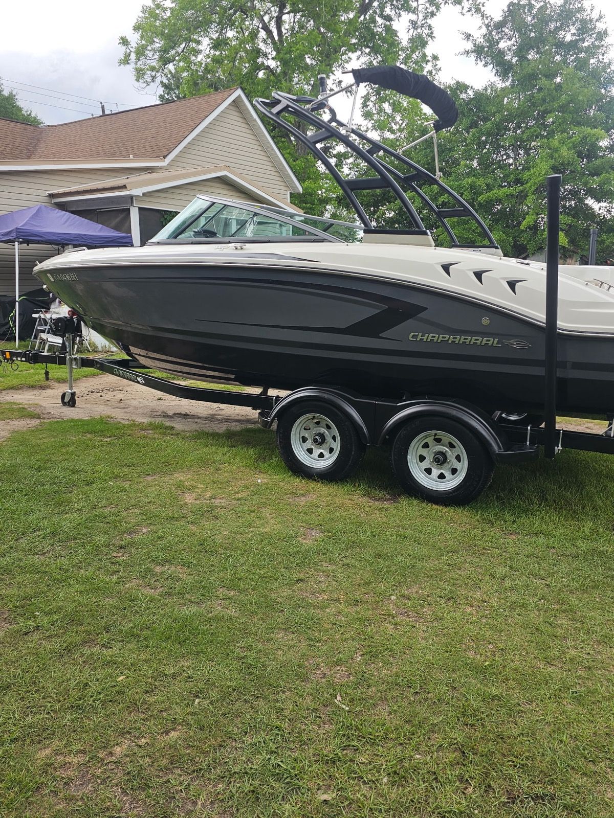 Boat and trailer detailed