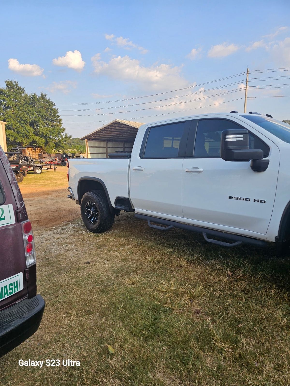 Pickup truck cleaned
